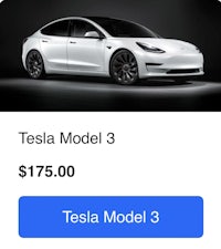 tesla model 3 app screenshot